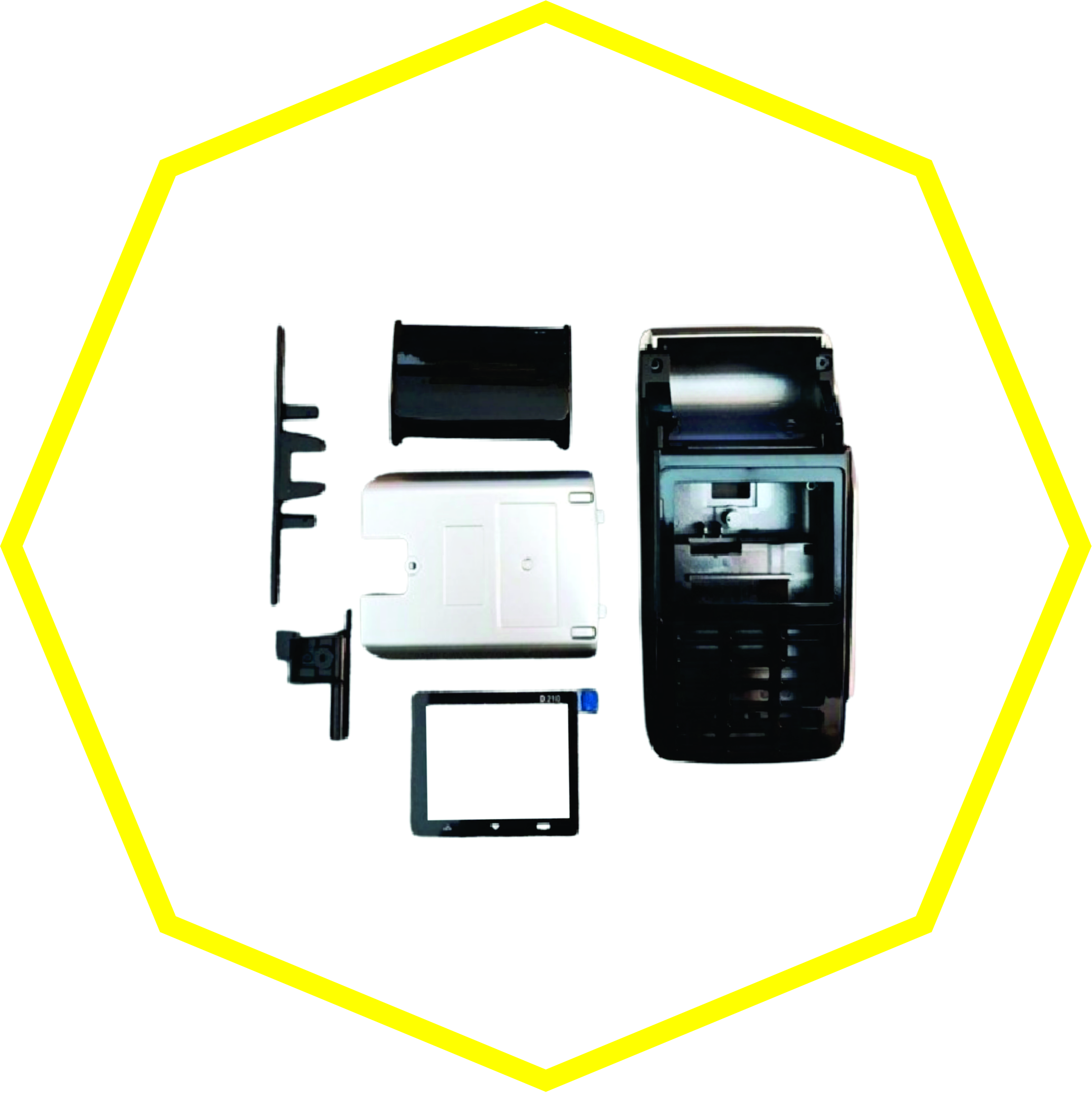 قاب کامل D210G بدون نگهدارنده مگنت و بدون کیپد