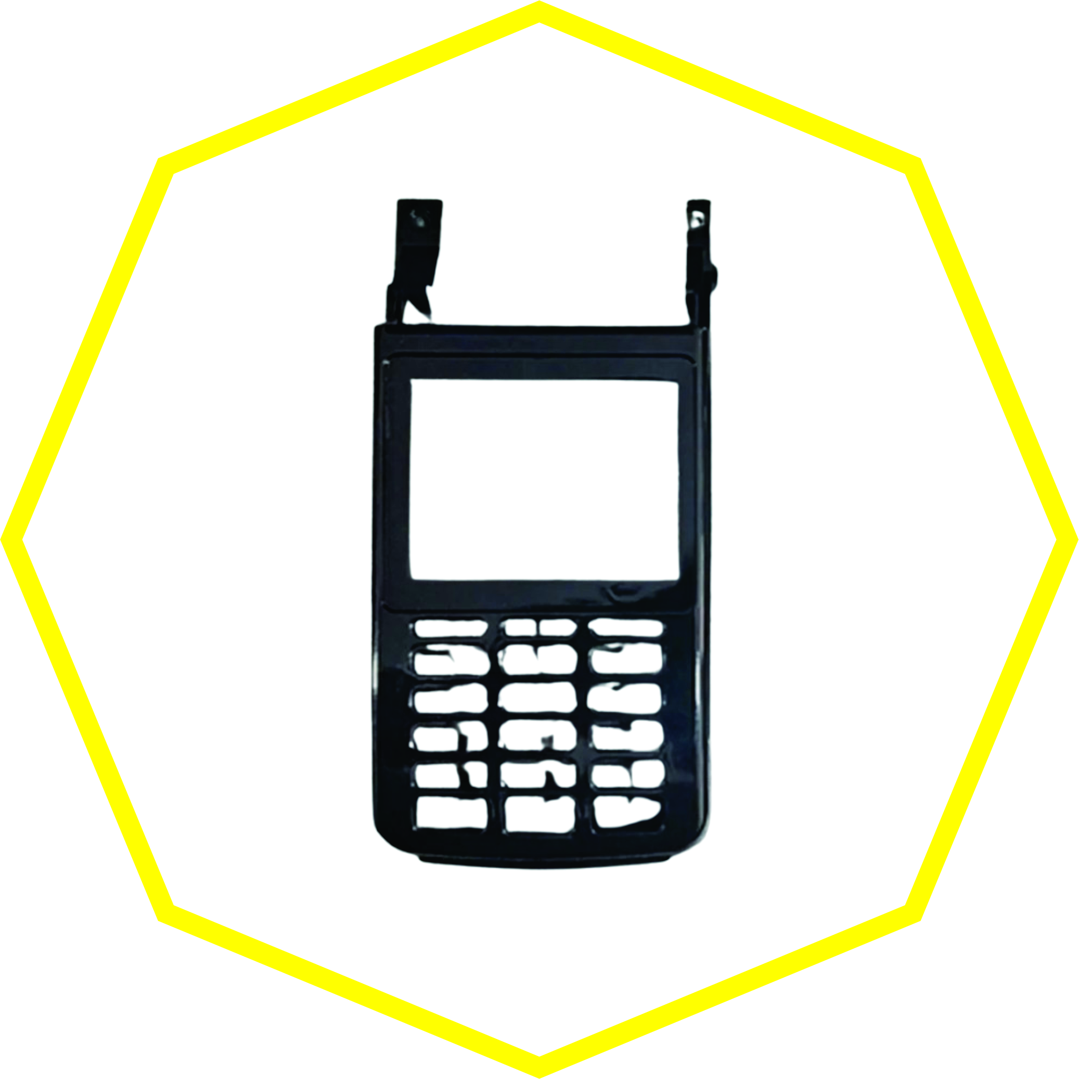 قاب رویی مشکی D210G آکبند بدون کیپد و گلس